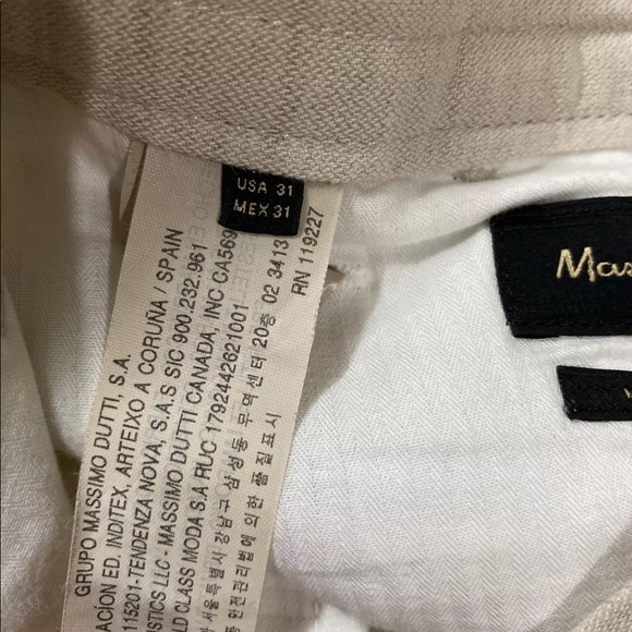 mossimo dutti short men size 31 Cream - Picture 3 of 5